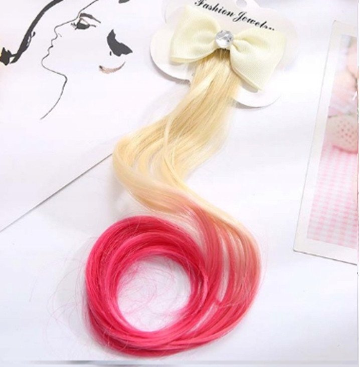 WŁOSY SYNTETYCZNE WARKOCZYKI DOCZEPIANE kolor B5