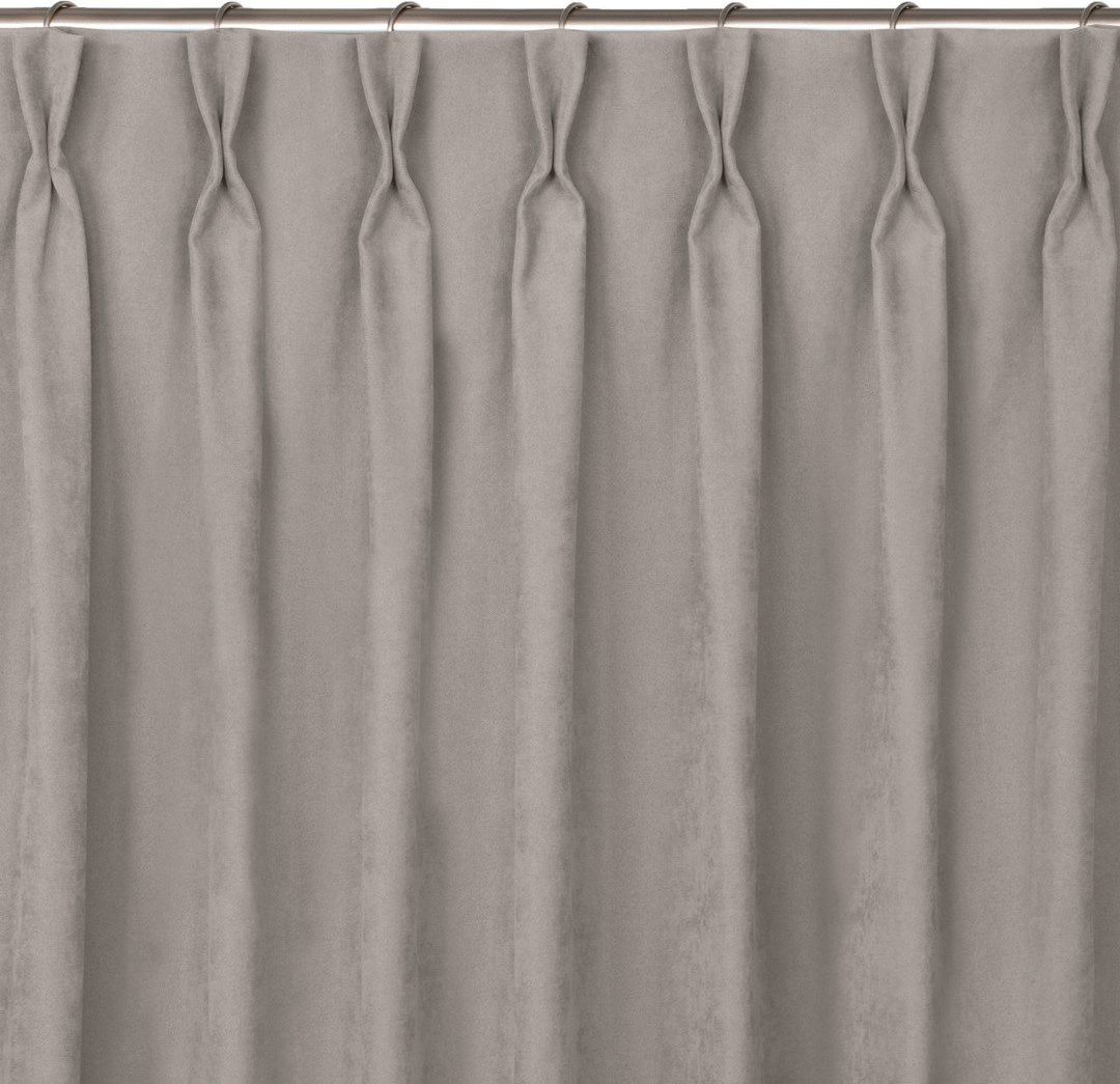 Homede Homede Zasłona MILANA szenilowa na flexach 560x245 cappuccino wzór 2