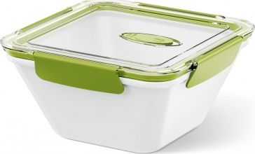 Emsa Emsa, pudełko na lunch, BENTO BOX, 1.5L, biały/zielony