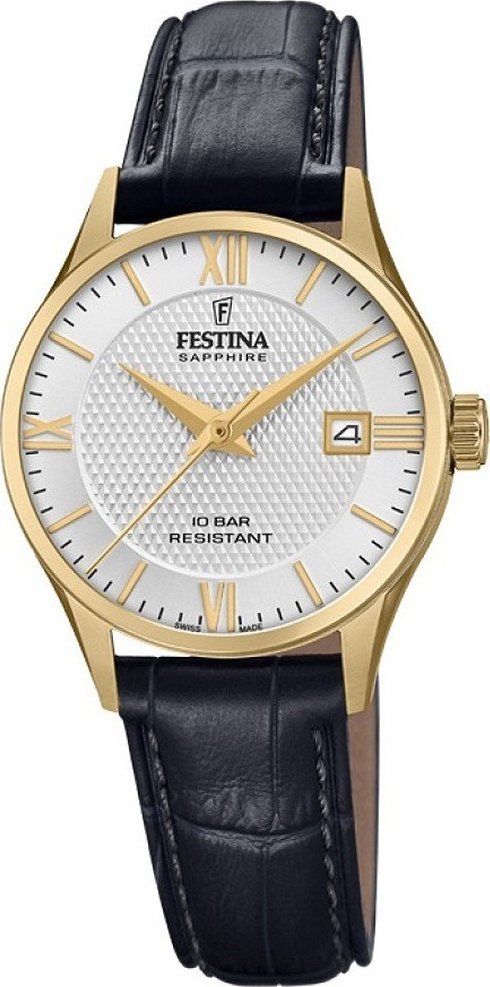 Zegarek Festina Zegarek damski Festina F20011-1 czarny