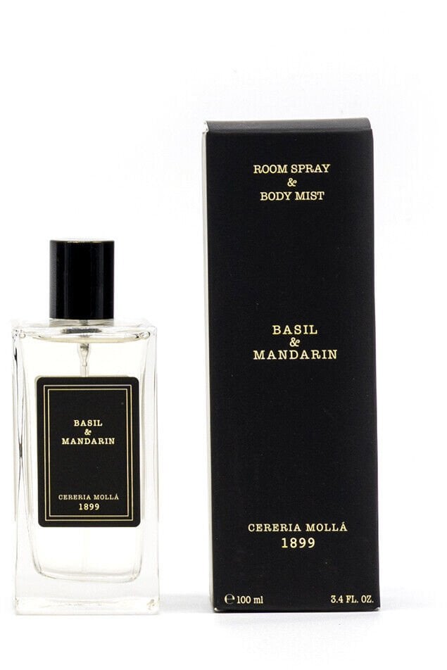 Cereria Molla 1899 Purškiklis ir kūno dulksna Cereria Molla „Basil & Mandarin“ 100 ml.