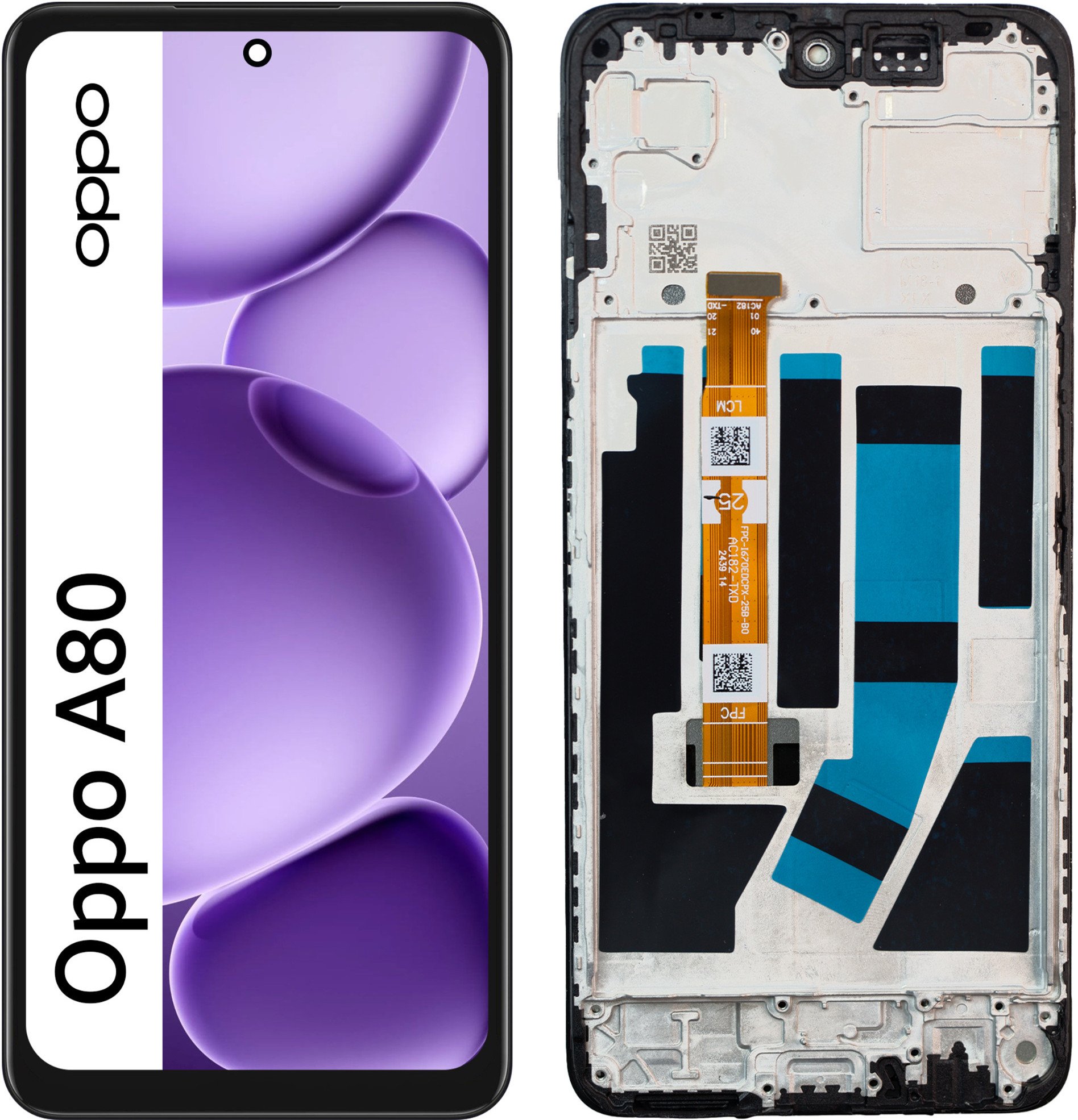 Wyświetlacz do Oppo A80 Ekran LCD Ramka (5904858353804)