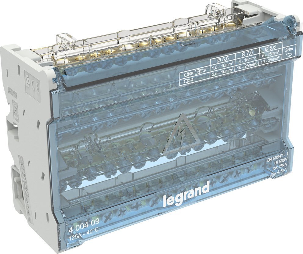 Legrand Modulowy blok listew rozdzielczych BR 4P-14 125A