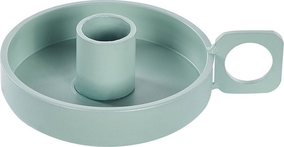 Beliani Świecznik żelazny zielony CHORIO!