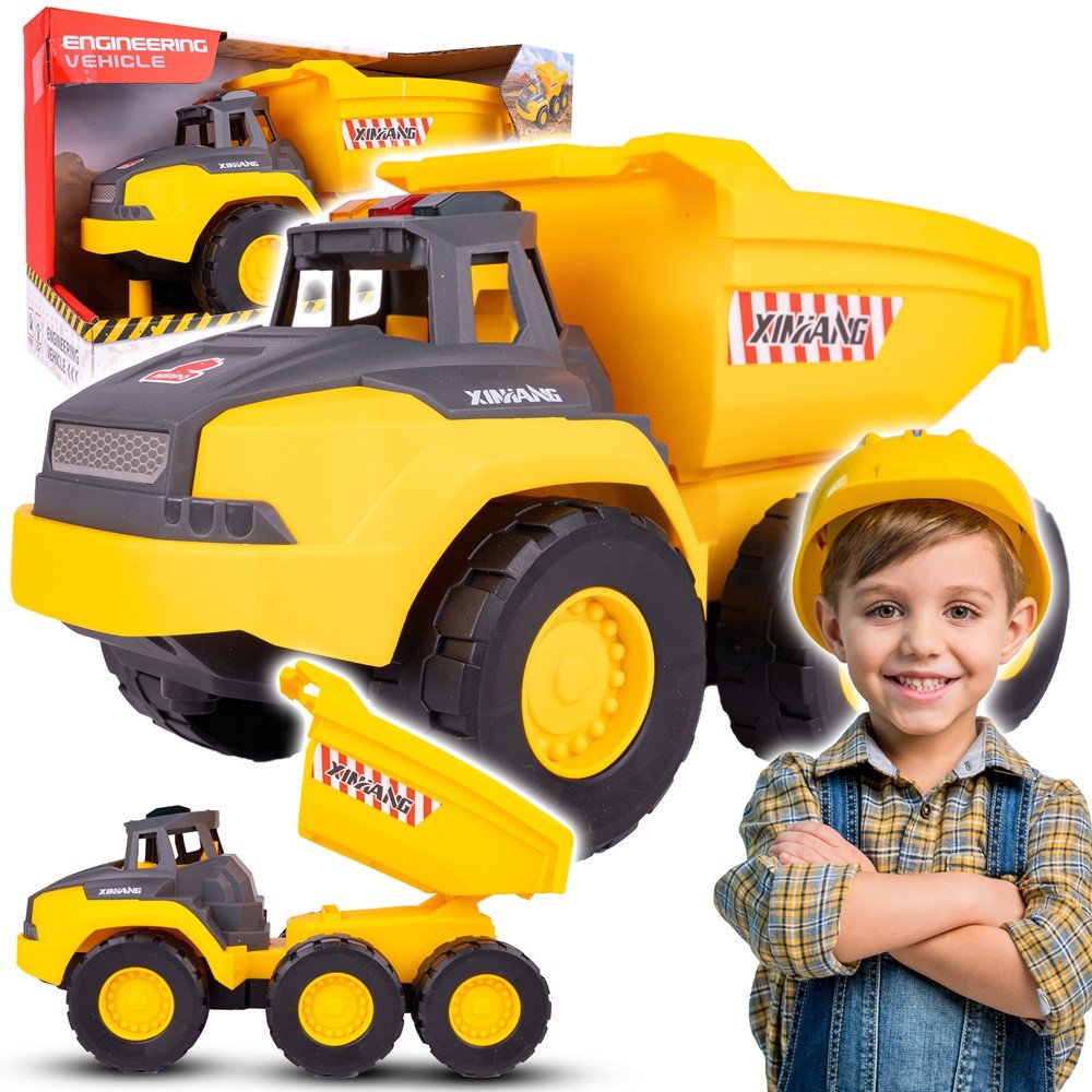 Wywrotka Auto Budowlane Pojazd z Napędem Światło Dźwięk