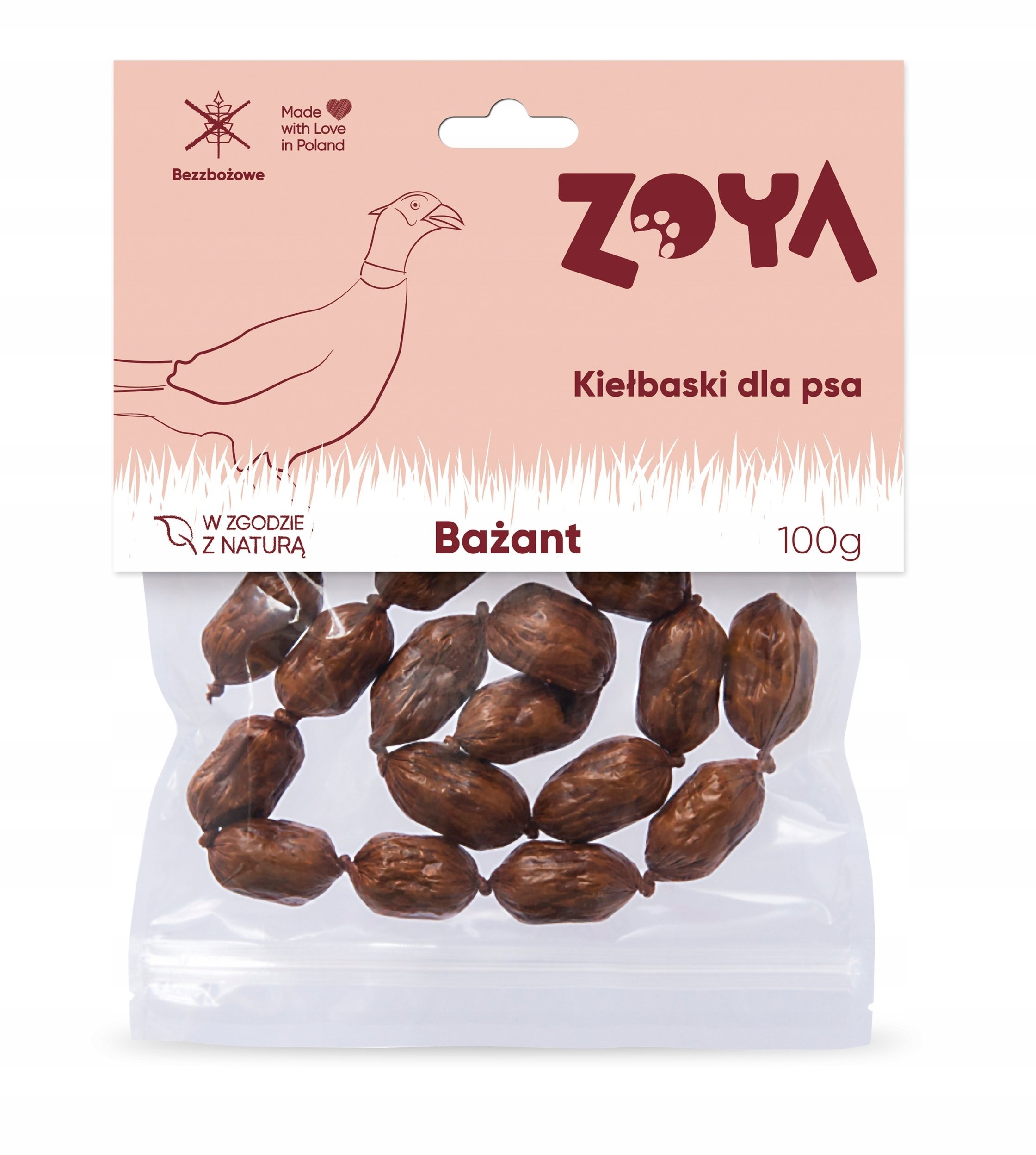 Zoya Kiełbaski z bażanta 100g