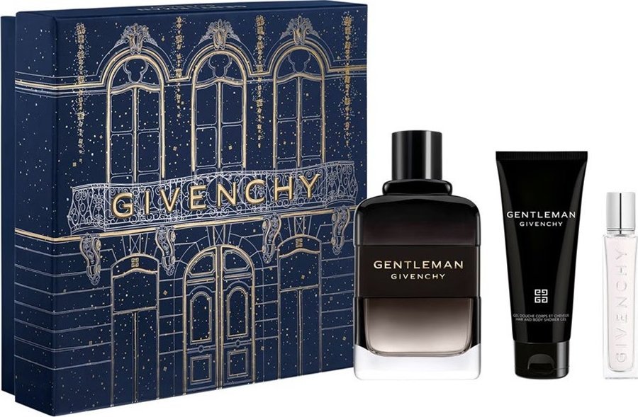 Givenchy Gentleman Boisee Zestaw woda perfumowana spray 100ml + żel pod prysznic 75ml + woda perfumowana spray 12.5ml