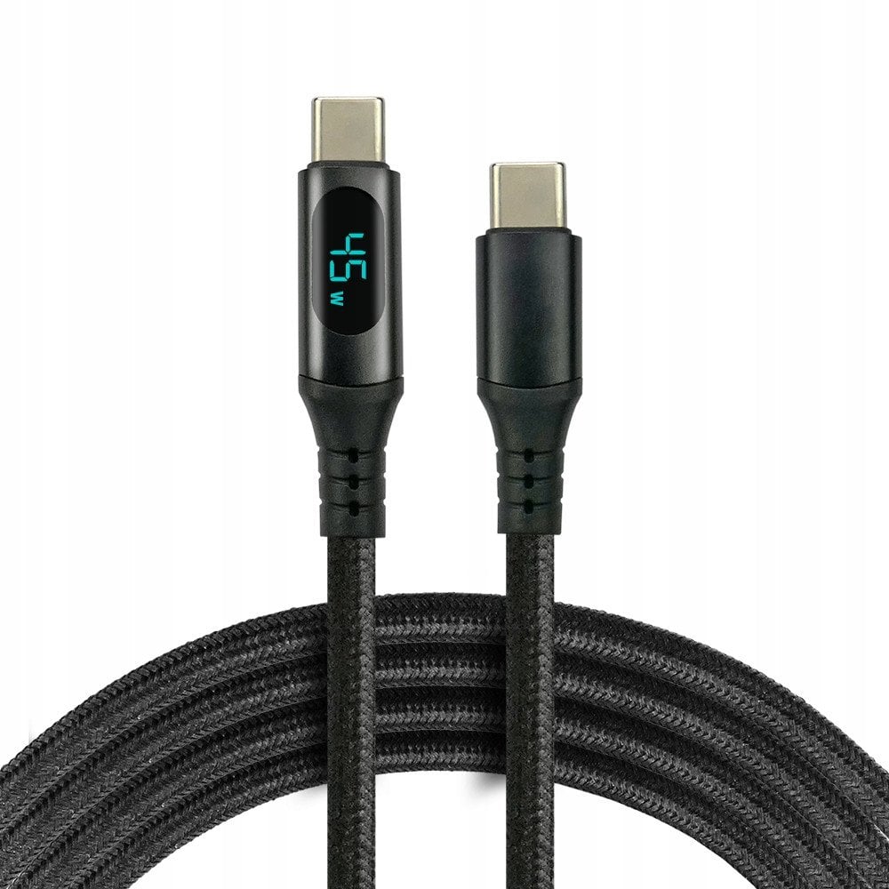 Kabel USB Usams USB-C - USB-C 3 m Czarny (CBB-3PDL)