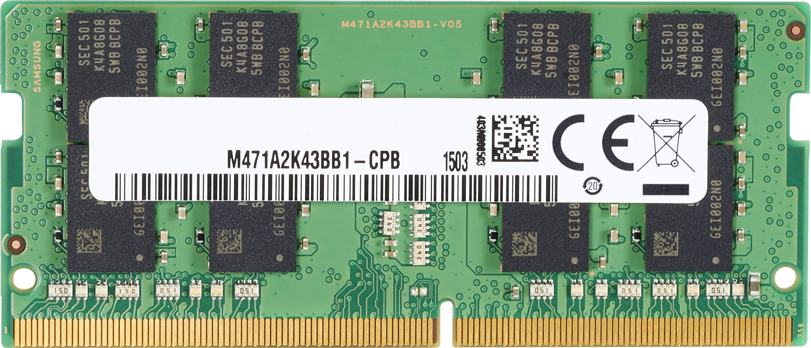 Pamięć do laptopa HP SODIMM, DDR4, 16 GB, 3200 MHz, (13L75AA)