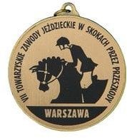 Victoria Sport Medal metalowy z grawerowaniem na laminacie
