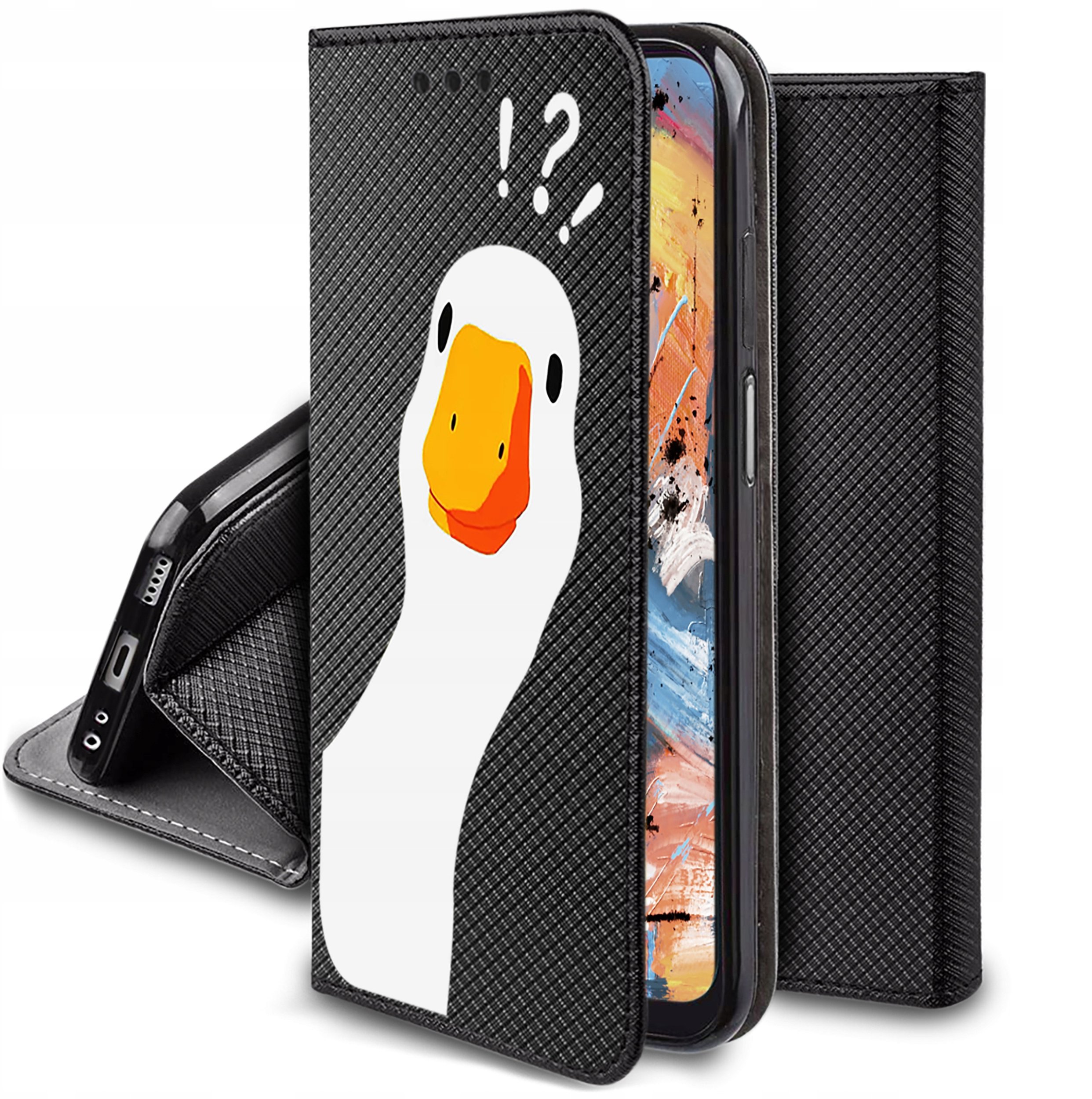 Etui do Tecno Spark 10 MAGNET WZORY CASE PORTFEL + SZKŁO OCHRONNE 9H