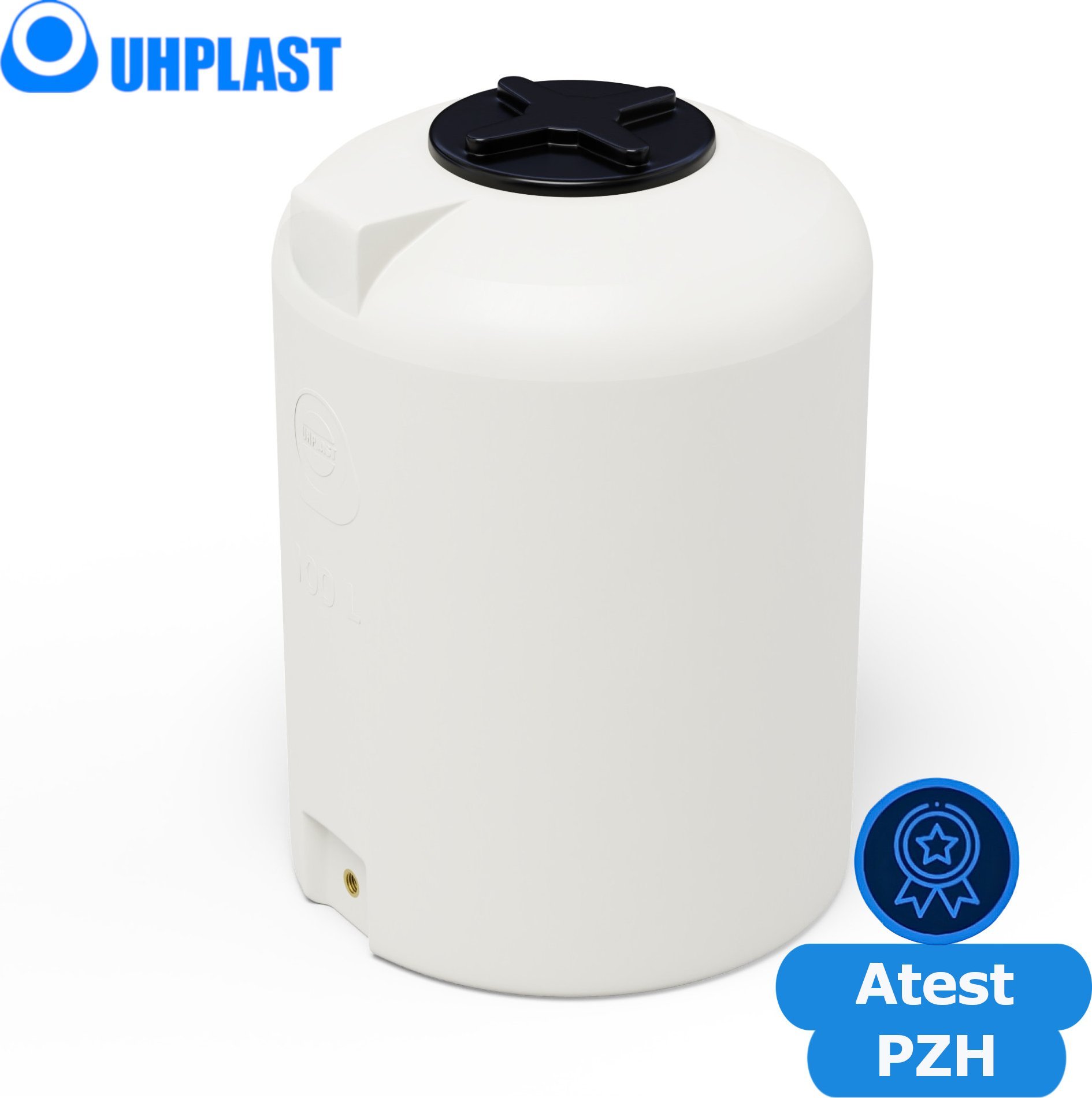 UHP Zbiornik na wodę 100l UHP VERTICON V-100 Biały