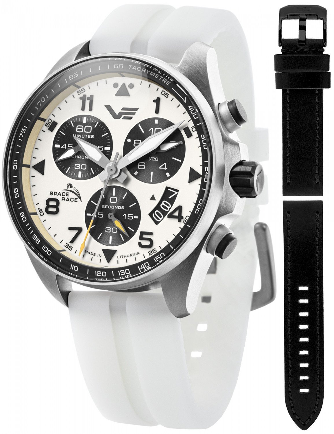 Zegarek męski Vostok Europe 6S30-325A743SWL biały