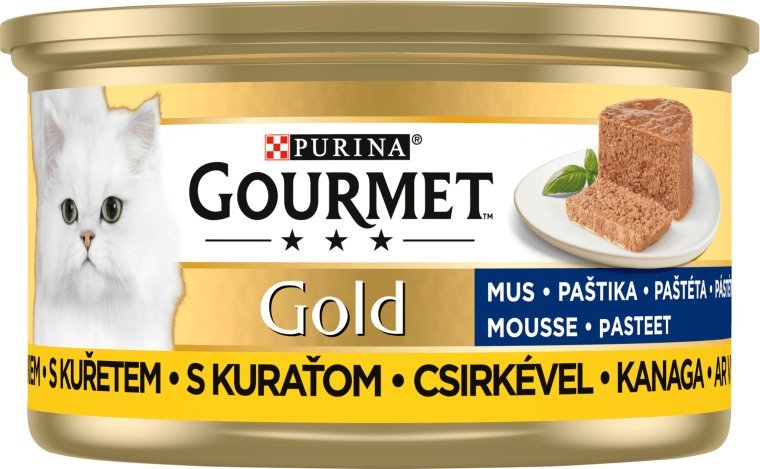 Gourmet Gourmet Gold Karma dla kotów mus z kurczakiem 85 g
