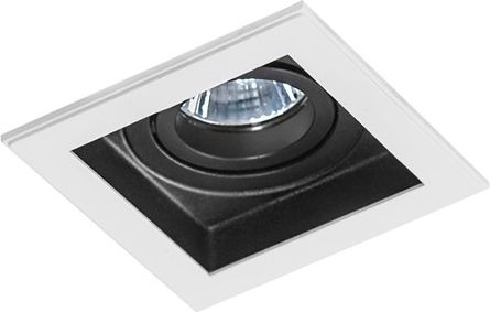 Azzardo oprawa wpuszczana Minorka 1x50W GU10 białe / czarne (GM2115)