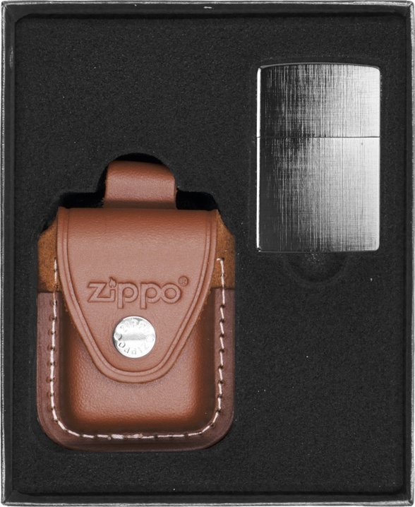 Zestaw ZIPPO Zapalniczka LINEN WAVE Prezentowy No2
