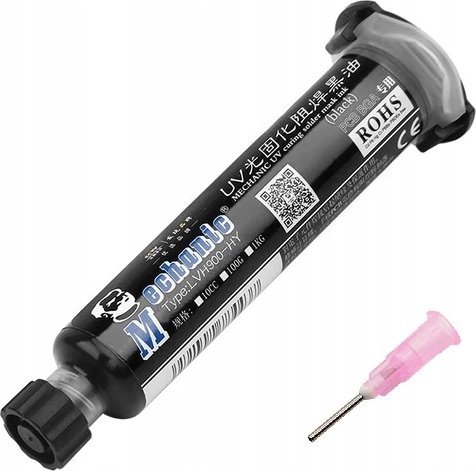 SOLDERMASKA Solder Mask Mechanic UVH-900 HY, lakier UV, czarna