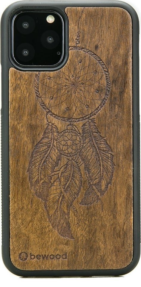 BeWood Drewniane Etui na iPhone 11 PRO ŁAPACZ SNÓW IMBUIA