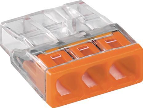 Wago Szybkozłączka 2273-203 3X0,5-2,5 MM2 pomarańczowa 5 szt.