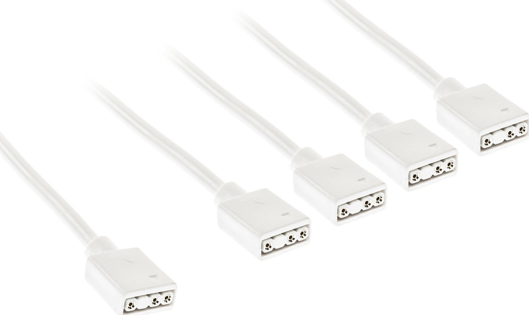 Kolink ARGB 1-4 Splitterkabel - 30cm, weiß