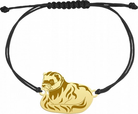 Radziszewska Jewellery Pozłacana Bransoletka z FRETKĄ DEDYKACJA