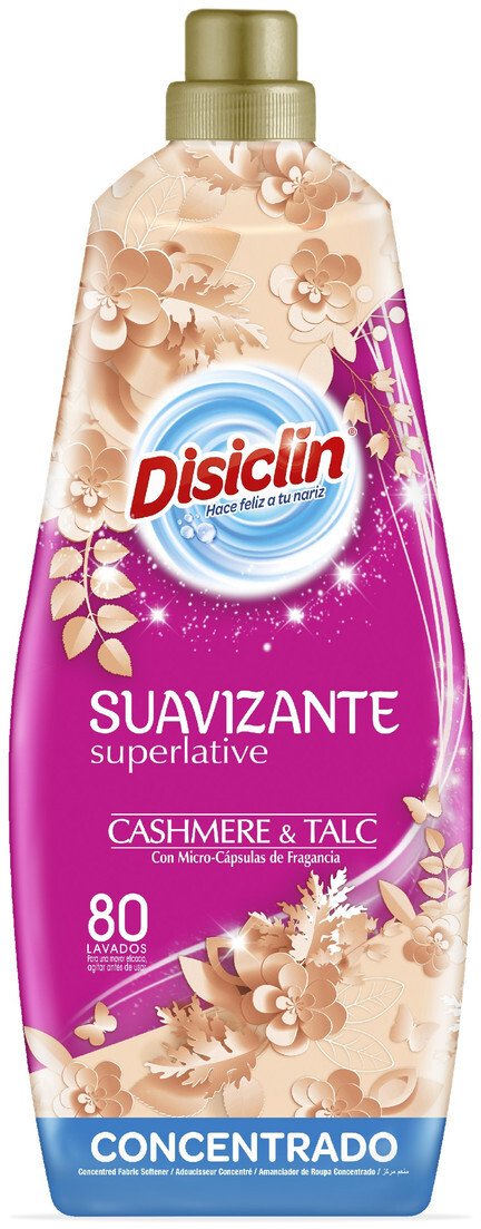 Disiclin Płyn do płukania tkanin 80 płukań Cashmere & Talc 1440ml