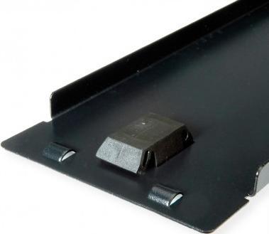 Roline ROLINE Maskownica zatrzaskowa 19 do szafy RACK 2U czarny