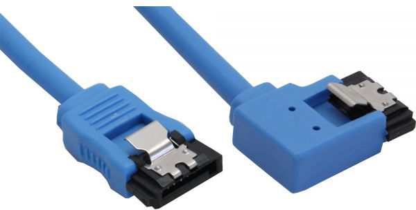 InLine SATA - SATA, 0.5m, Niebieski (27705L)