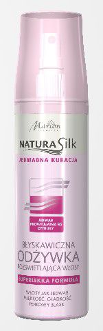 Marion Natura Silk Błyskawiczna odżywka do włosów rozświetlająca 150 ml