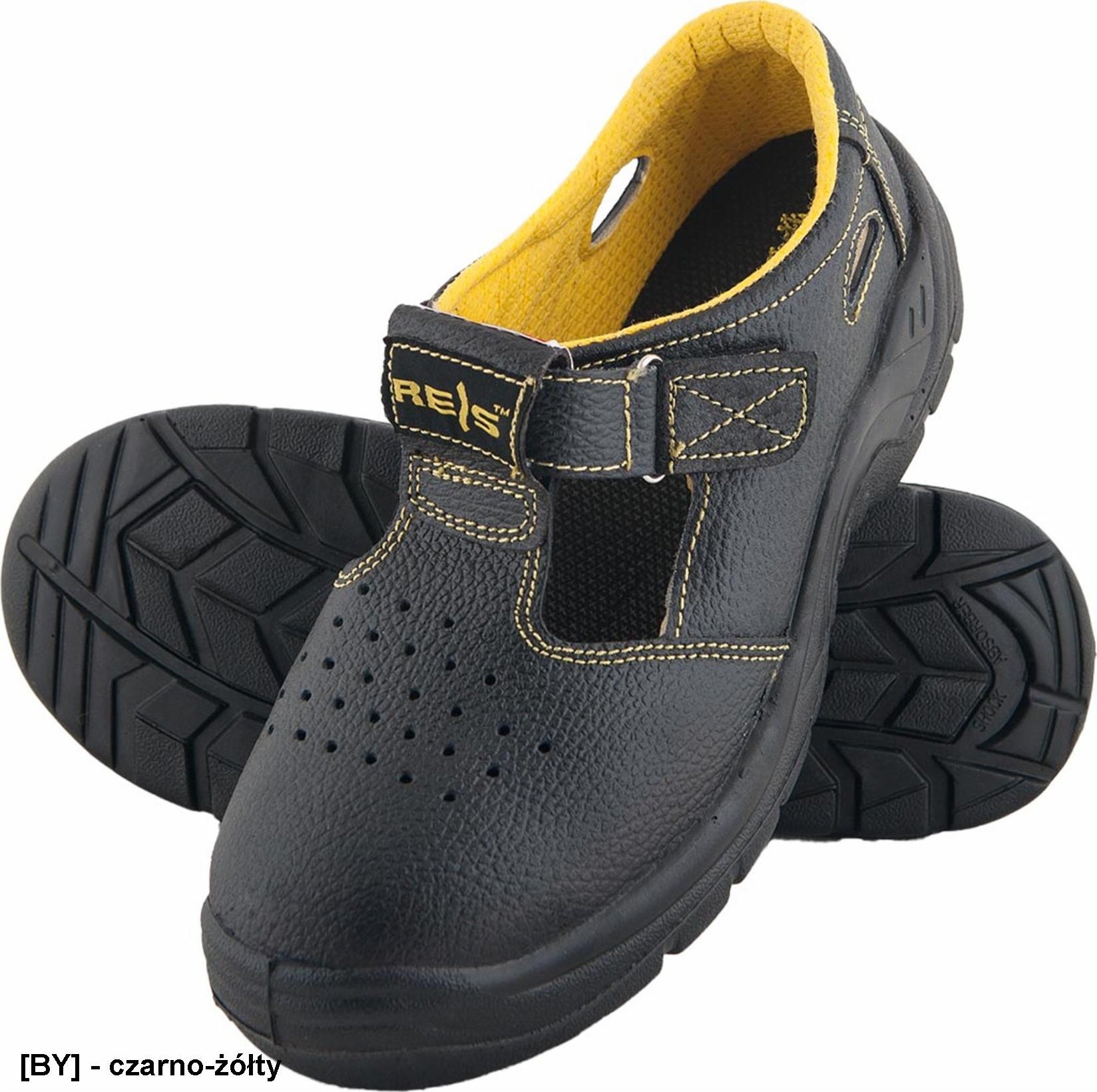 R.E.I.S. BRYES-S-OB - skórzany sandał ochronny 50