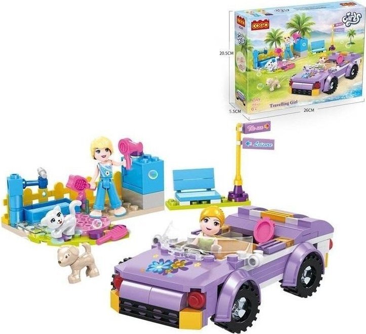 Klocki dziewczęce 182 el