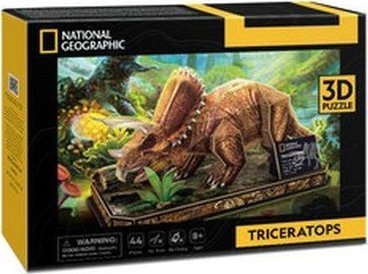 Cubic Fun PUZZLE 3D NATIONAL GEOGRAPHIC TRICERATOPS