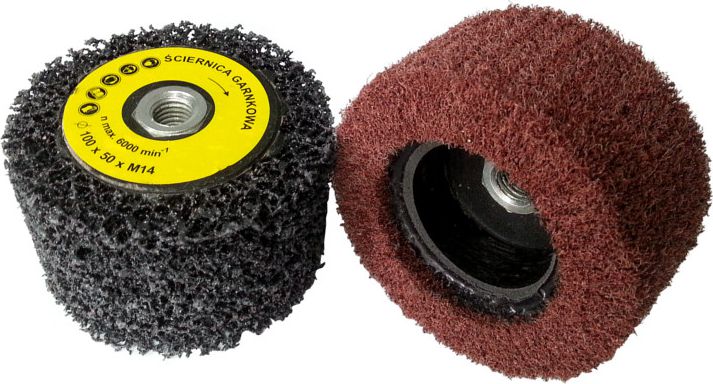 Glob Ściernica garnkowa 100 x 50mm M14 włóknina COARSE (GLOB-SG-10050M14-COARSE)