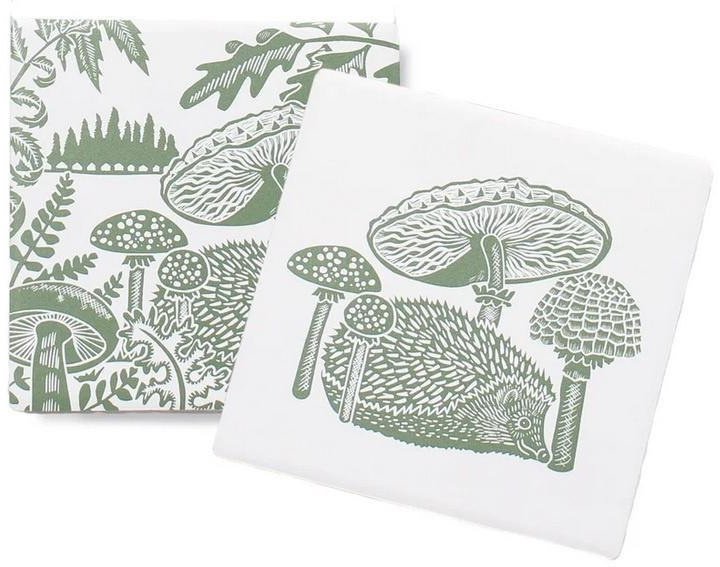 Kate Heiss Podkładki pod kubek zielone 2szt