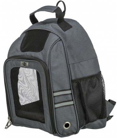 Dan, plecak, dla psa, szary, 34 x 44 x 26 cm