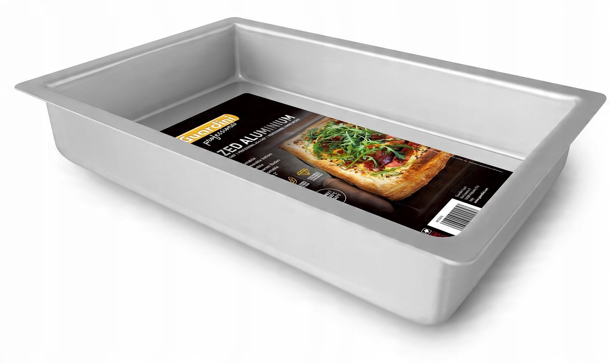 Baking pan with removable base Professional 18x28x5cm 8006043022957