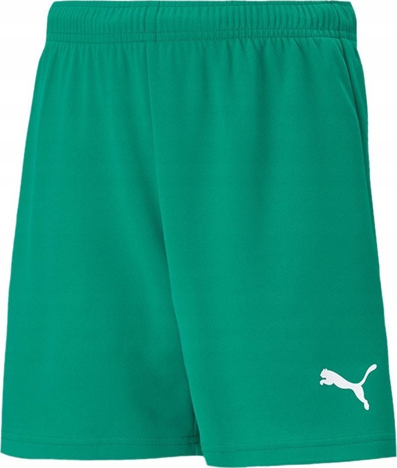 Puma Spodenki dla dzieci Puma teamRISE Short Jr zielone 704943 05 164cm