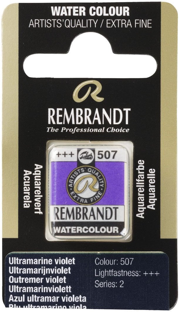 Rembrandt Watercolour Pan Ultramarine Violet 507