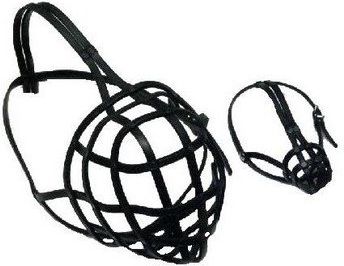 Chaba Kaganiec skórzany R1 - dla rottweilera suki