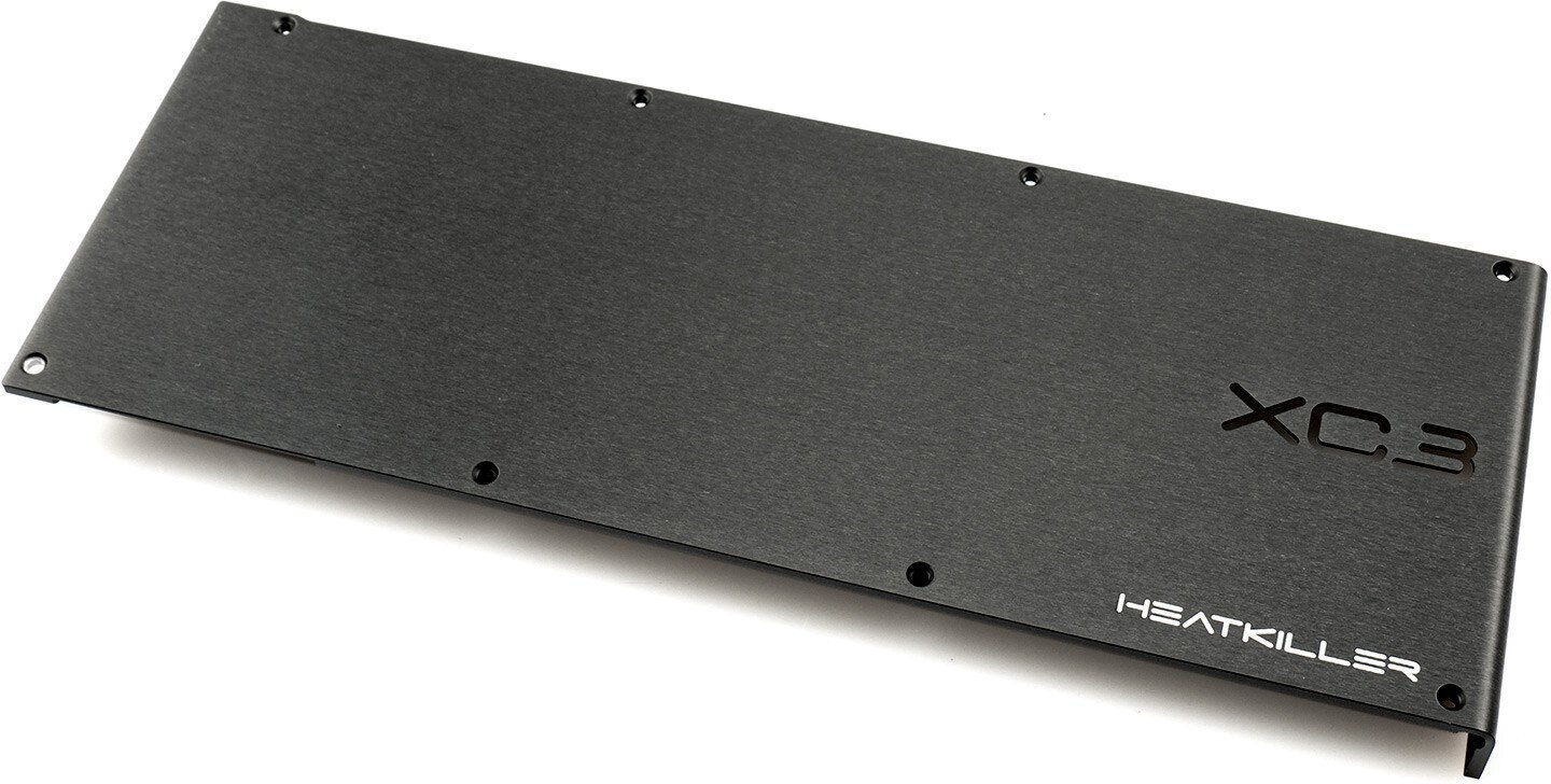 Watercool Watercool Heatkiller EBC Backplate für RTX 3080/3090 EVGA XC3 - schwarz