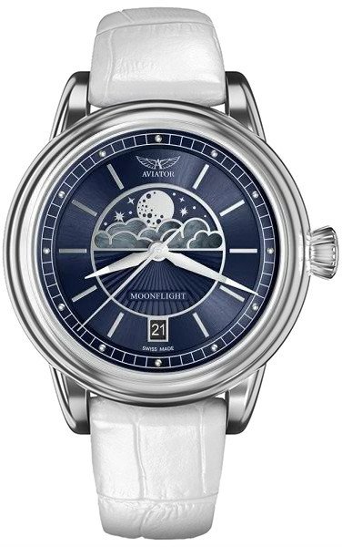 Zegarek damski Aviator V.1.33.0.255.4.WM biały