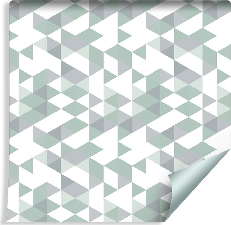 Muralo Tapeta GEOMETRYCZNA - Kolorowe Trójkąty