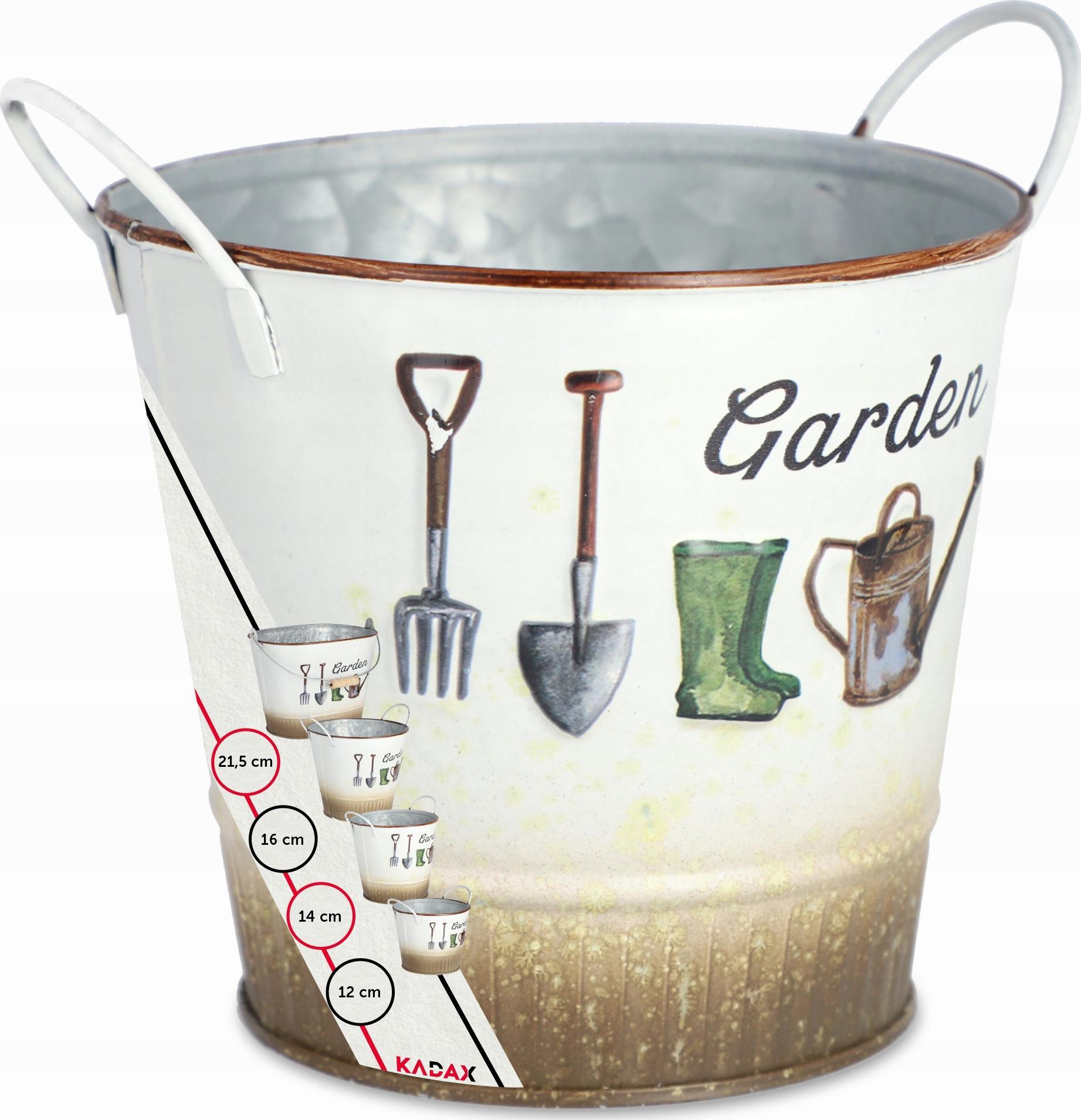 Kadax DONICZKA NA KWIATY ROŚLINY OSŁONKA DONICA 12 cm