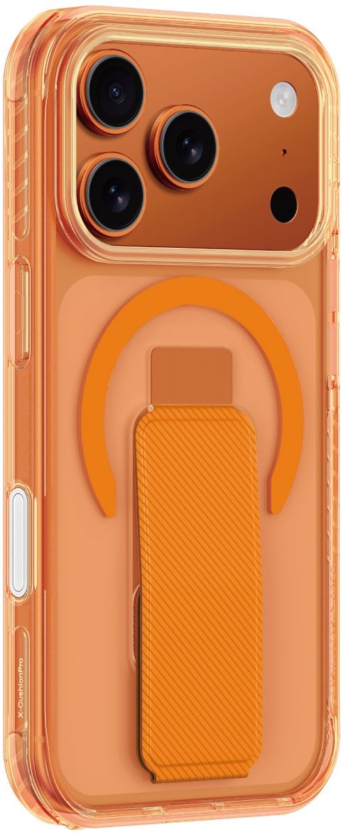 Amazingthing Titan Pro Holder Drop Proof Case 3 Lens iPhone 17 Pro Max Titan Orange