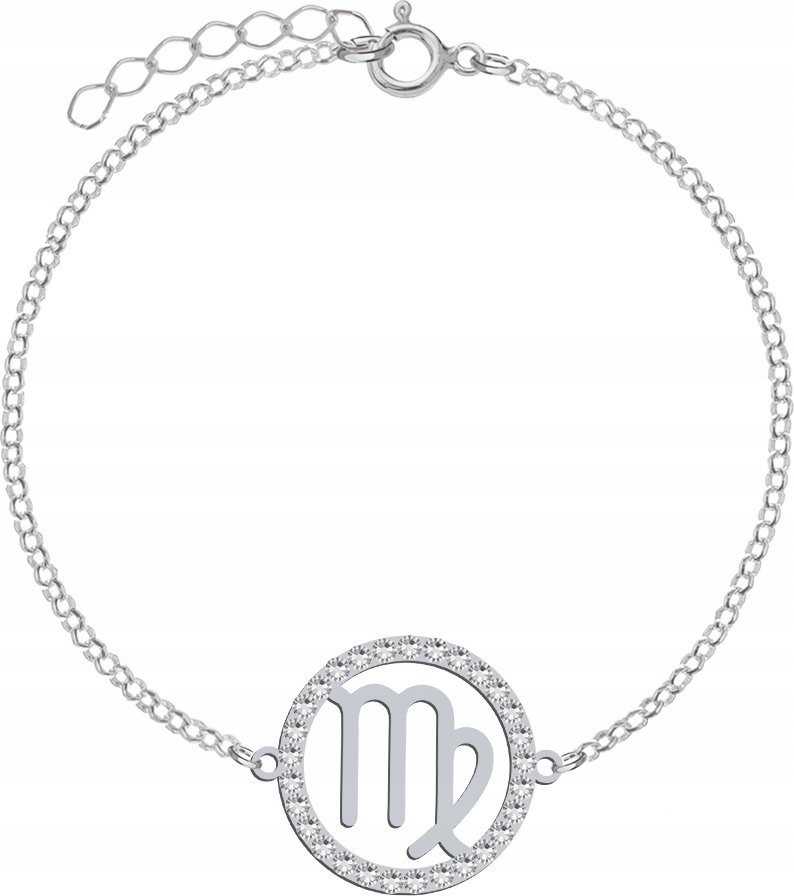Radziszewska Jewellery Bransoletka Znak Zodiaku PANNA SREBRO DEDYKACJA GR