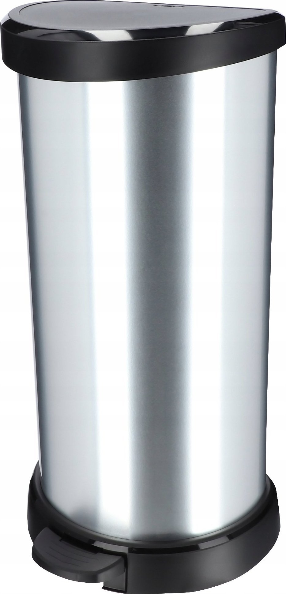 Kosz na śmieci Kadax na pedał srebrny