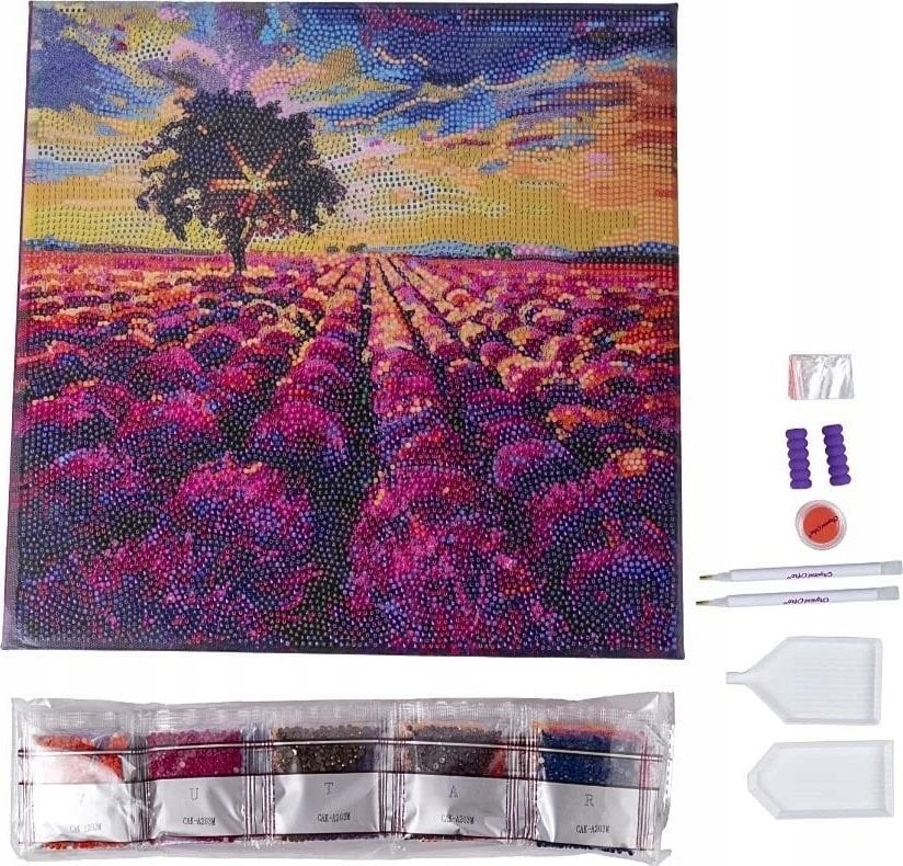 ML Epee Obraz Crystal Art Lawendowe Pole