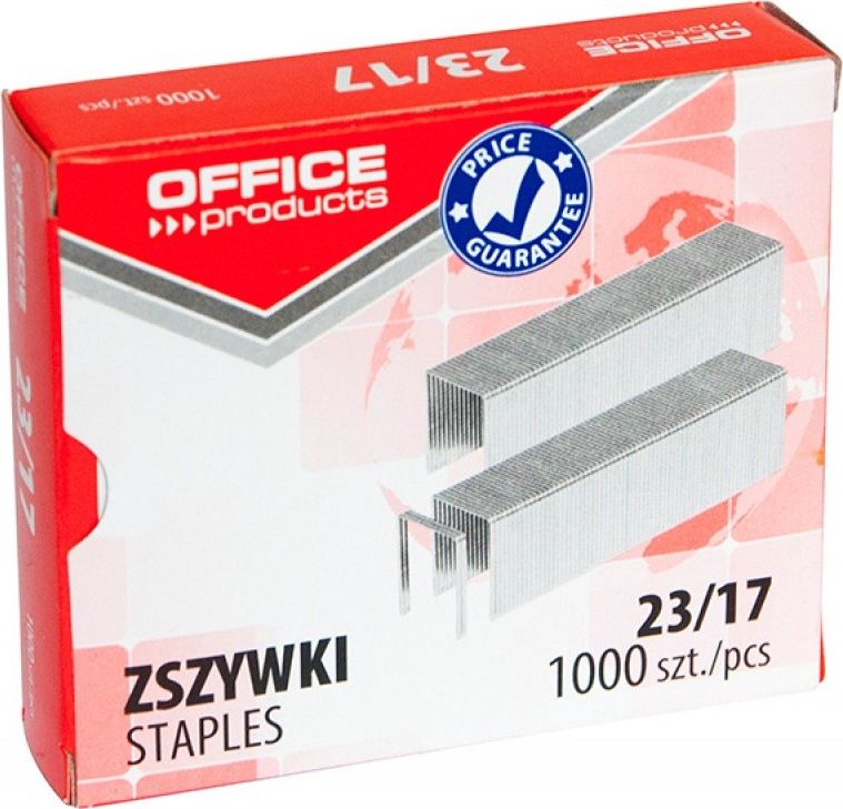Office Products Zszywki 23/17 1000 sztuk
