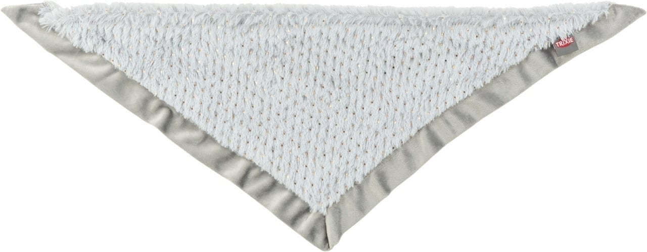 Xmas Bandanka, dla psa, plusz, szara, 75 cm