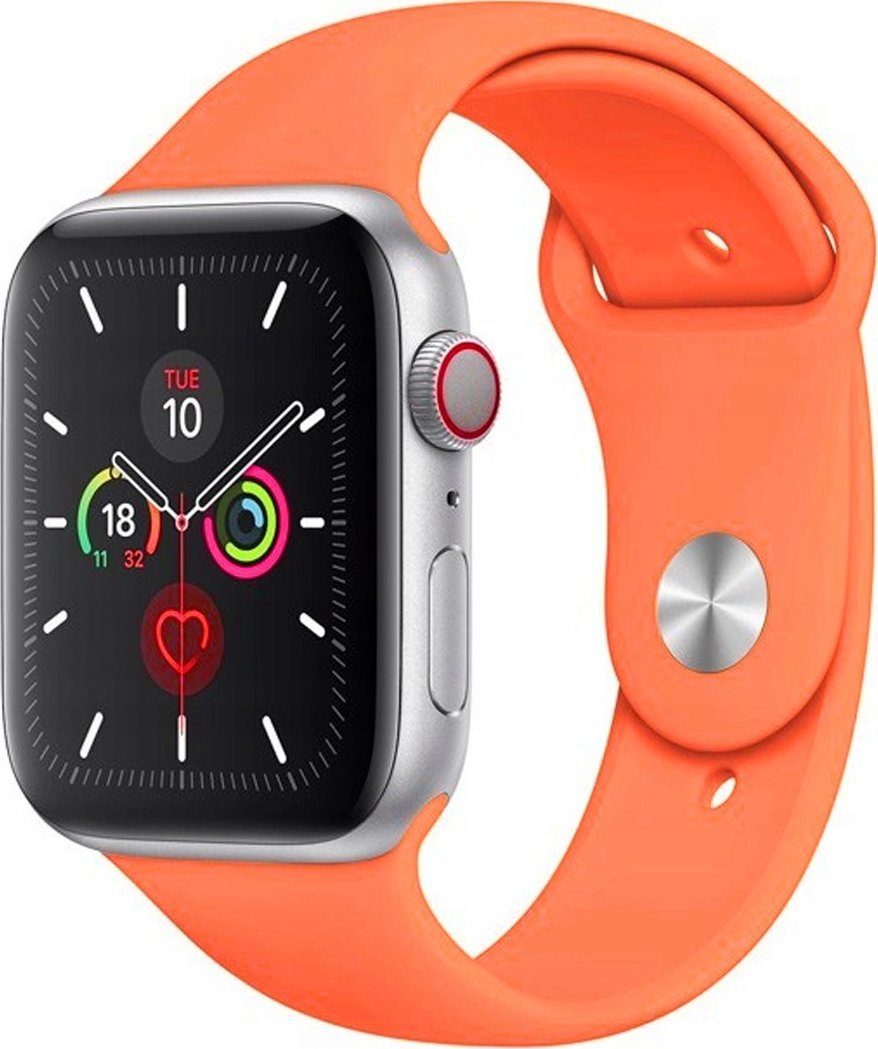 4TechGoods SILIKON PASEK DO APPLE WATCH 3 6 7 SE 42/44/45 mm